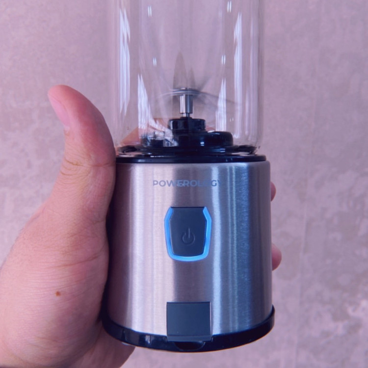 شیکر پاورولوجی مدل شارژی کد 126W Portable گنجایش 0.45 لیتر