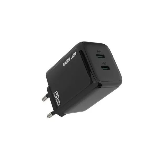 شارژر دیواری ۴۰ وات گرین لاین مدل dual PD